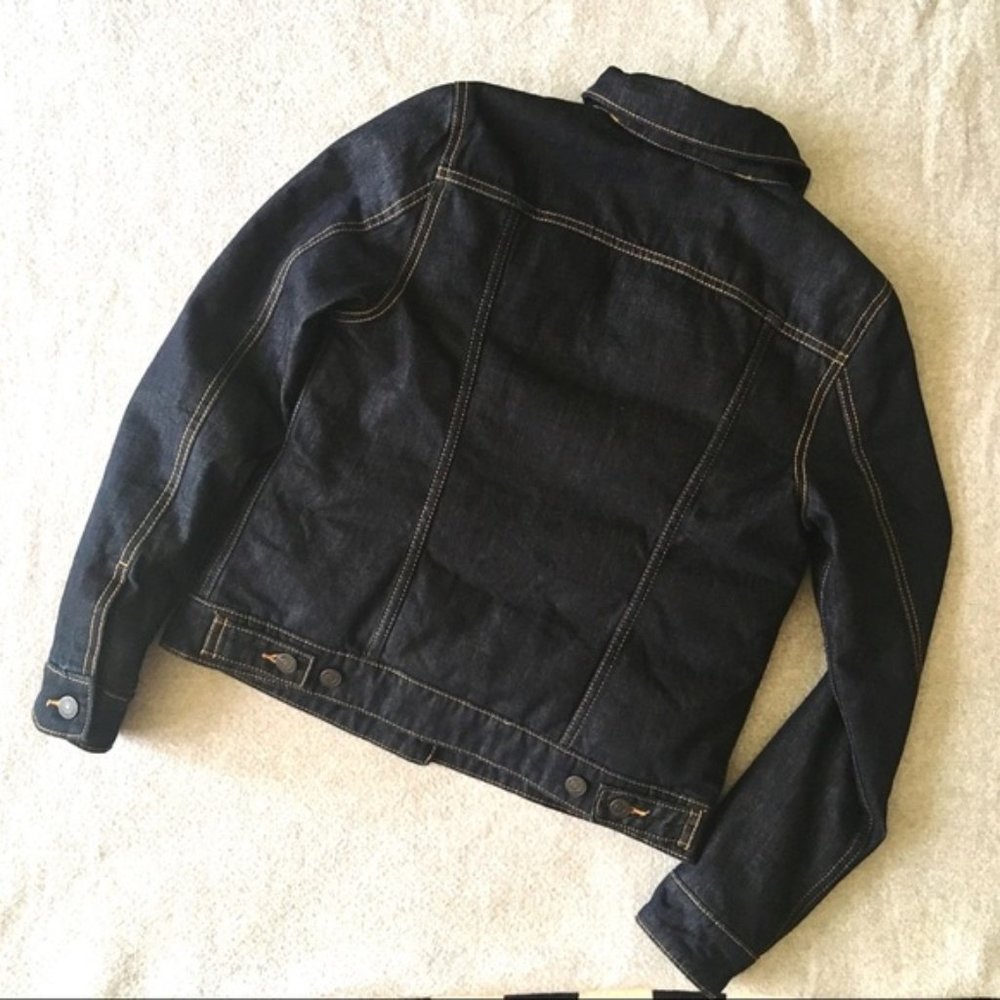 Levi’s IndigoDenim Trucker feather/down jacket S:S - Picture 3 of 6
